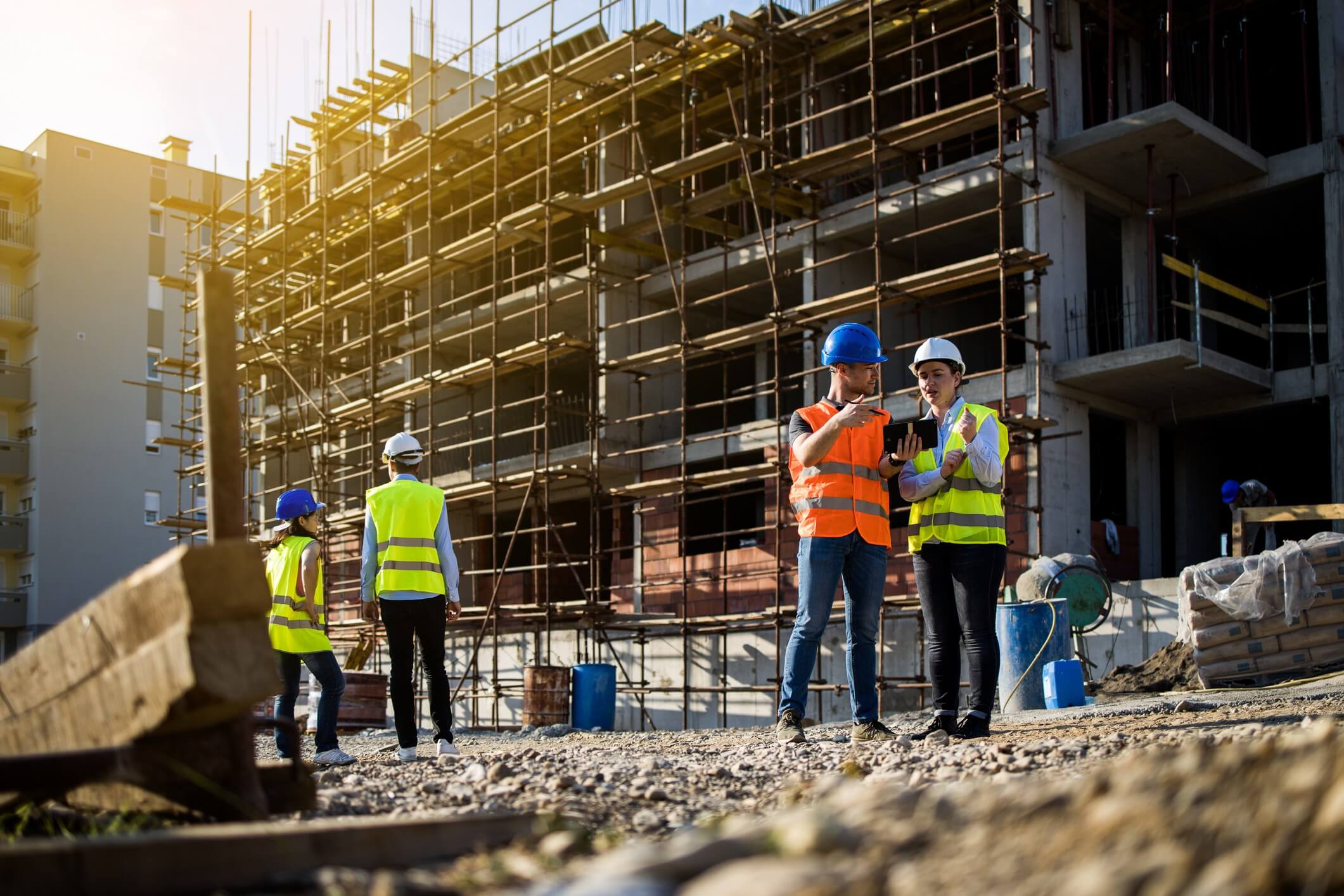 Photo of a construction site